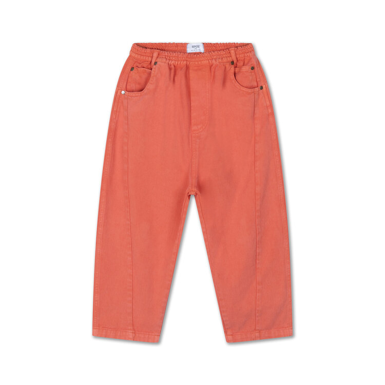 Repose Wide Pant - Washed Flame Red