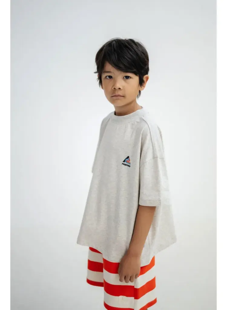 Repose Tee Shirt - Light Mixed Cream