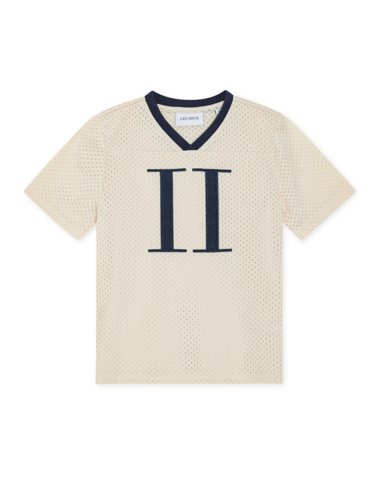 Les Deux Bronson Encore Mesh T-Shirt - Eggnog White