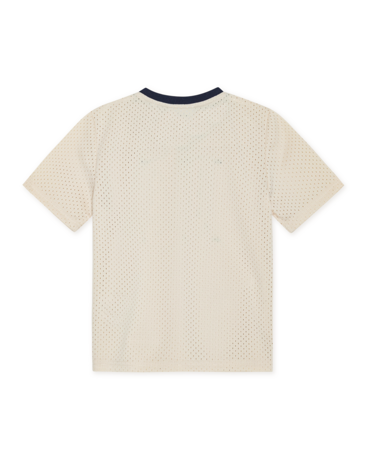 Les Deux Bronson Encore Mesh T-Shirt - Eggnog White