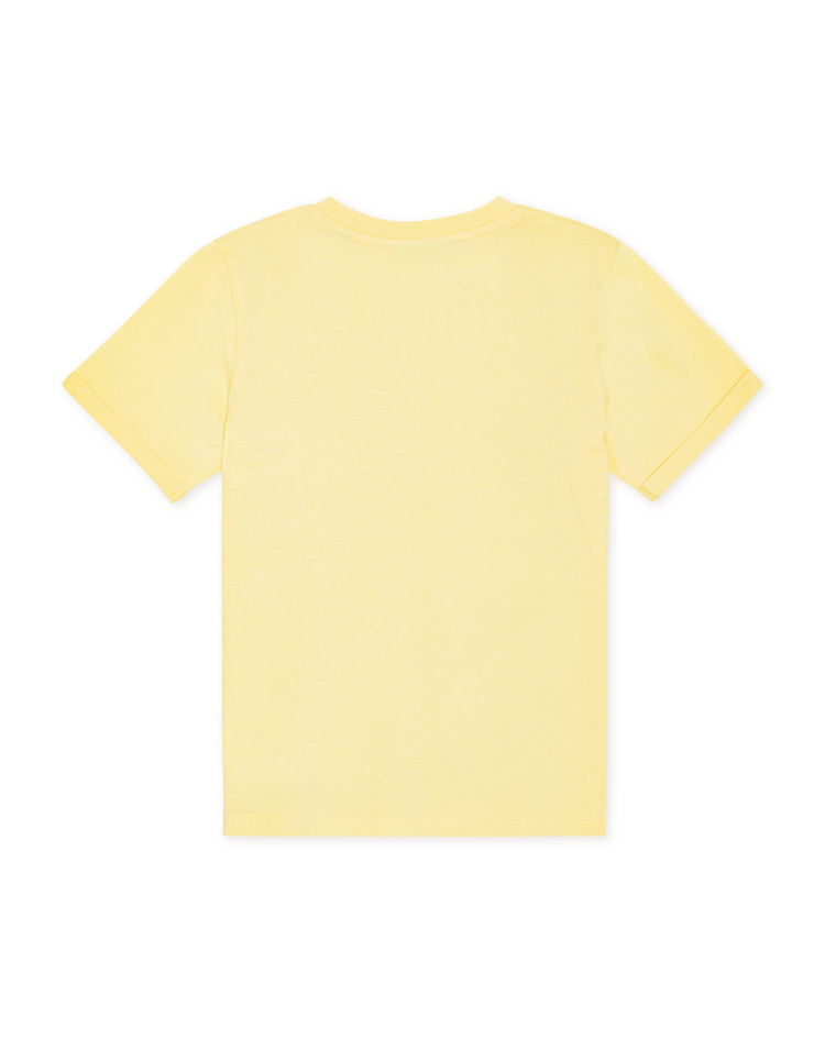 Les Deux Norregaard Contrast T-Shirt - Pale Banana Yellow