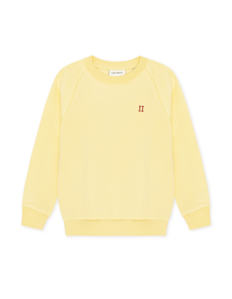 Les Deux Norregaard Contrast Sweatshirt - Pale Banana Yellow