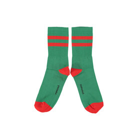 Piupiuchick Socks - Green w/red stripes
