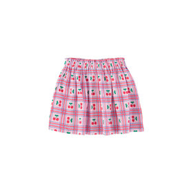 Piupiuchick Short skirt - Lilac/cherries