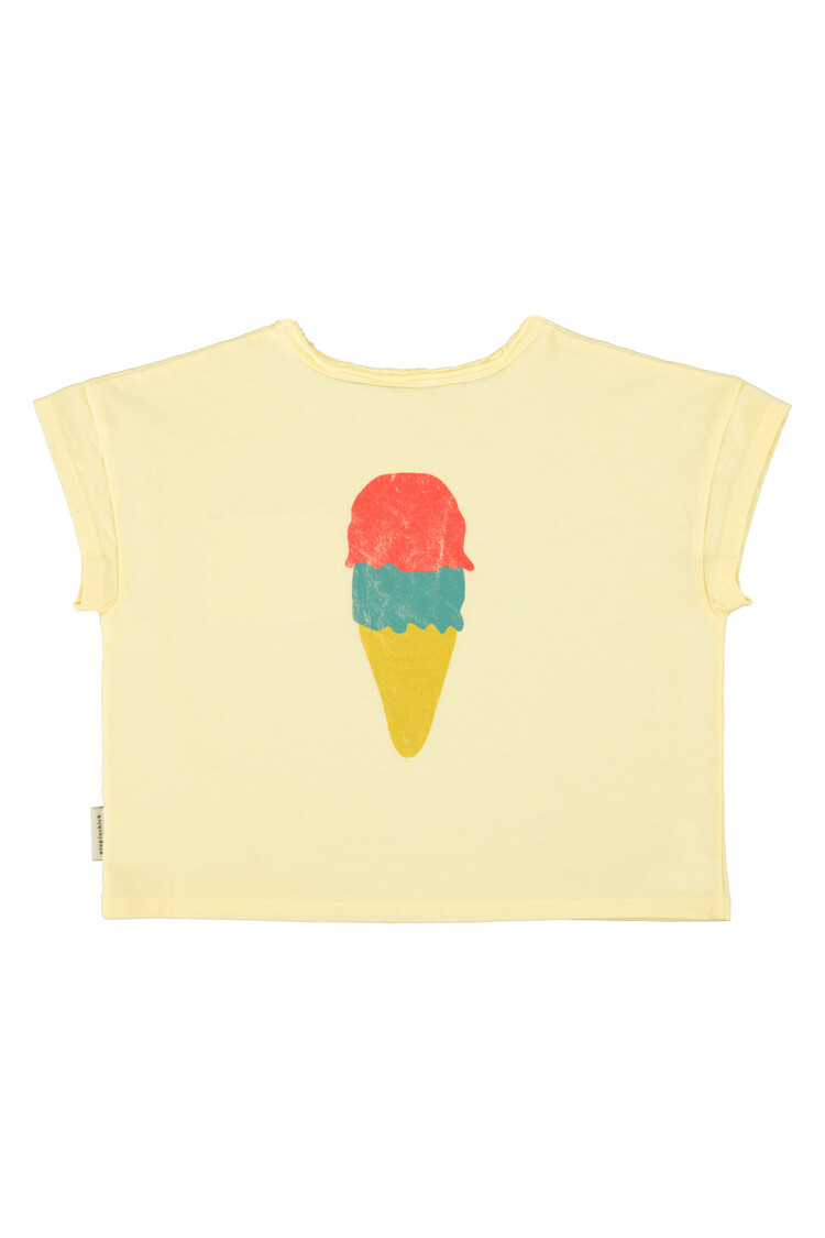 Piupiuchick T-Shirt - light yellow/beach bar print
