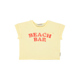 Piupiuchick T-Shirt - light yellow/beach bar print