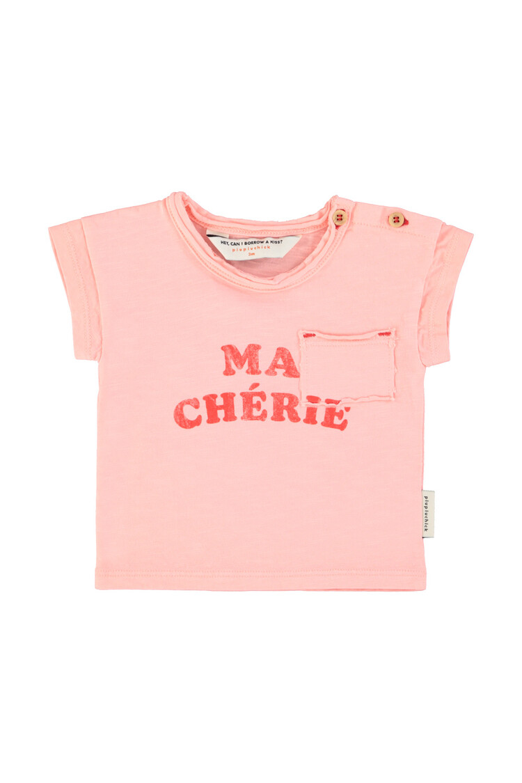 Piupiuchick Baby T-Shirt - light pink/ma cherie