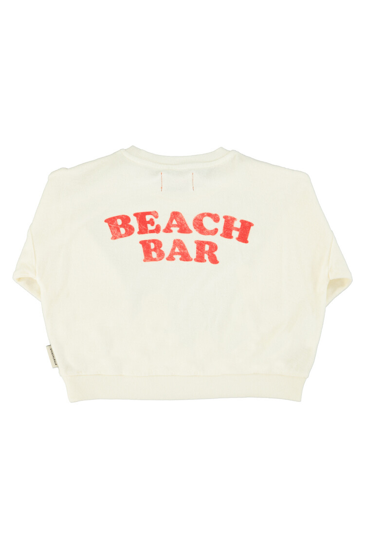 Piupiuchick Sweatshirt - Ecru w/ice cream print