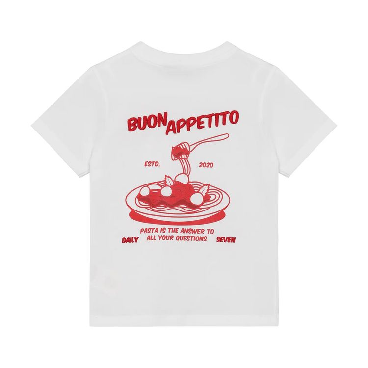 Daily7 Oversized T-Shirt Backprint - Egret