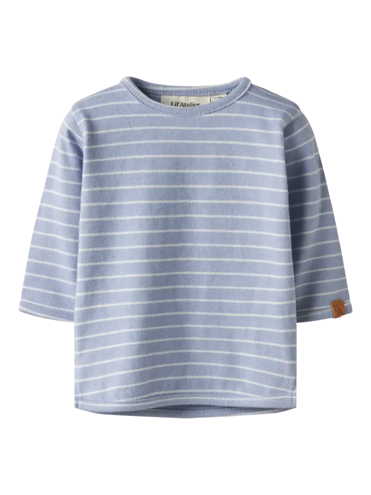 Lil'Atelier Baby Baja Loose Top - Zen Blue