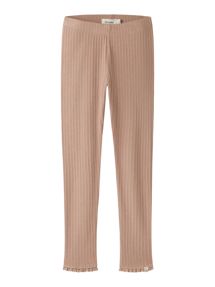 Lil'Atelier Baby Babette slim legging - Roebuck