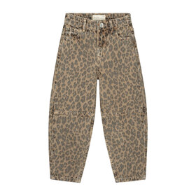 Charlie Petite Lou Balloon Jeans - Tiger Print
