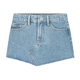 Charlie Petite Puck Skirt - Light Snow Wash