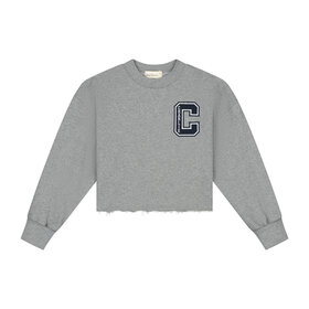 Charlie Petite Lux Sweater - Grey Melange