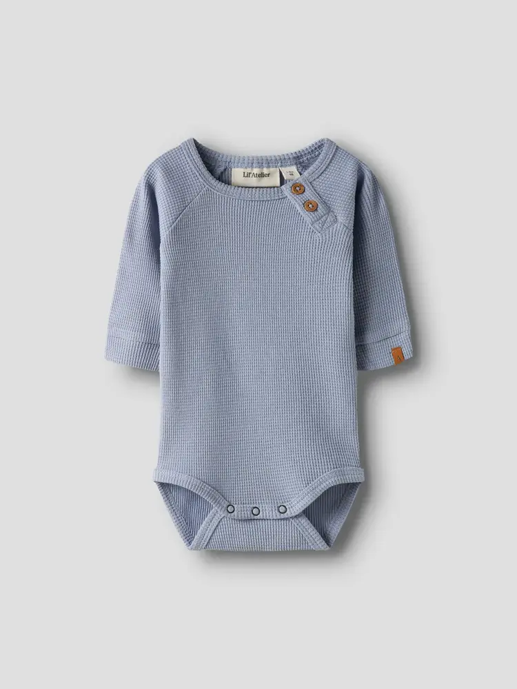 Lil'Atelier Baby Balto LS Body - Zen Blue