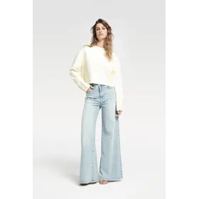 Homage Rosie - Extra Wide Leag Jeans- Authentic Light Blue