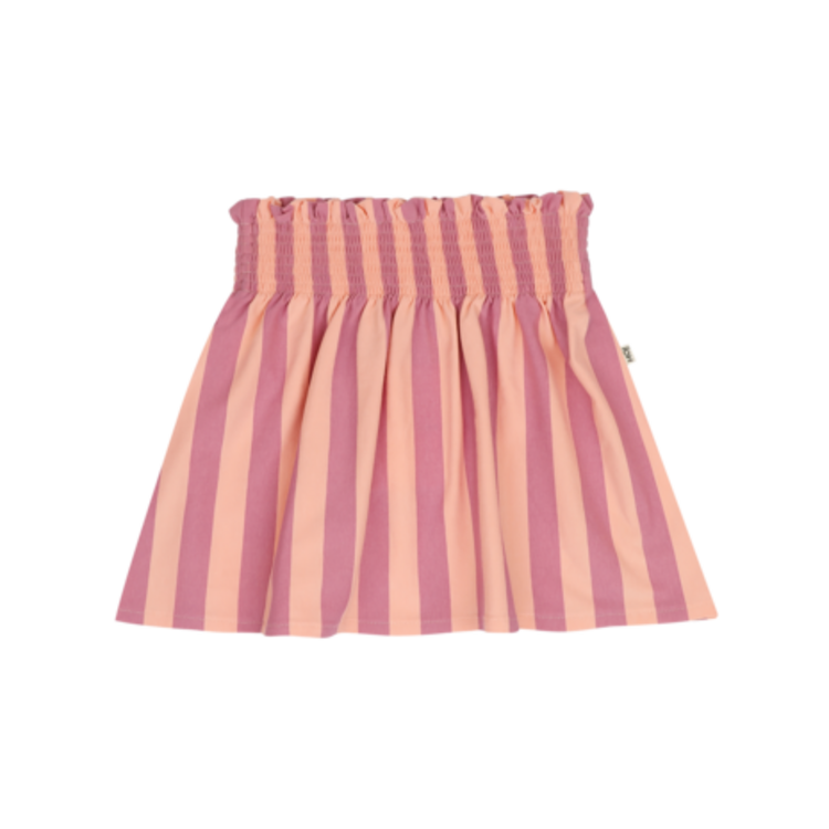 House of Jamie Smocked Skirt - Violet Bellini Stripes