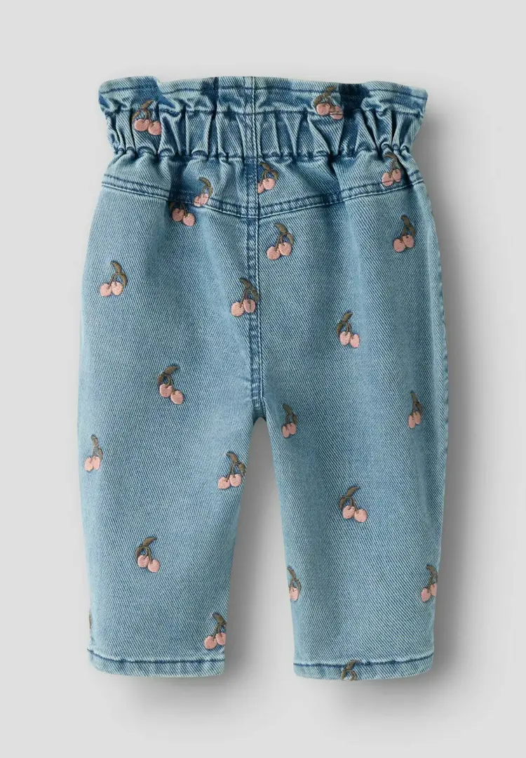 Lil'Atelier Deva Loose Jeans - Medium blue Cherry