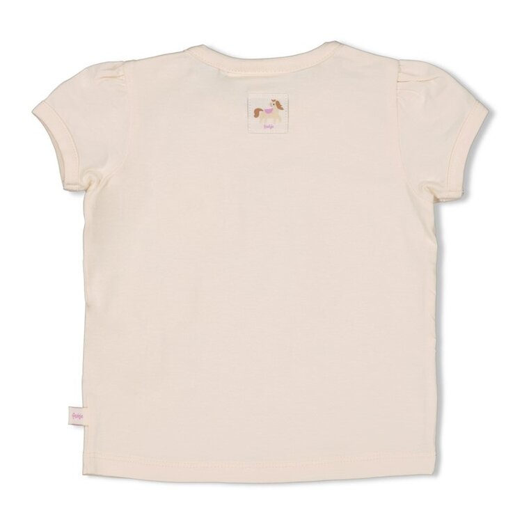Feetje T-Shirt crochet zakje- Flower Ranch - Offwhite