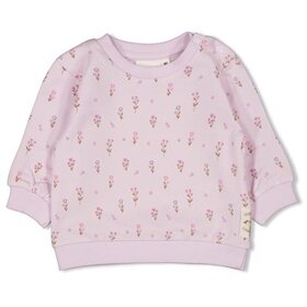 Feetje Sweater AOP - Flower Ranch - Lila
