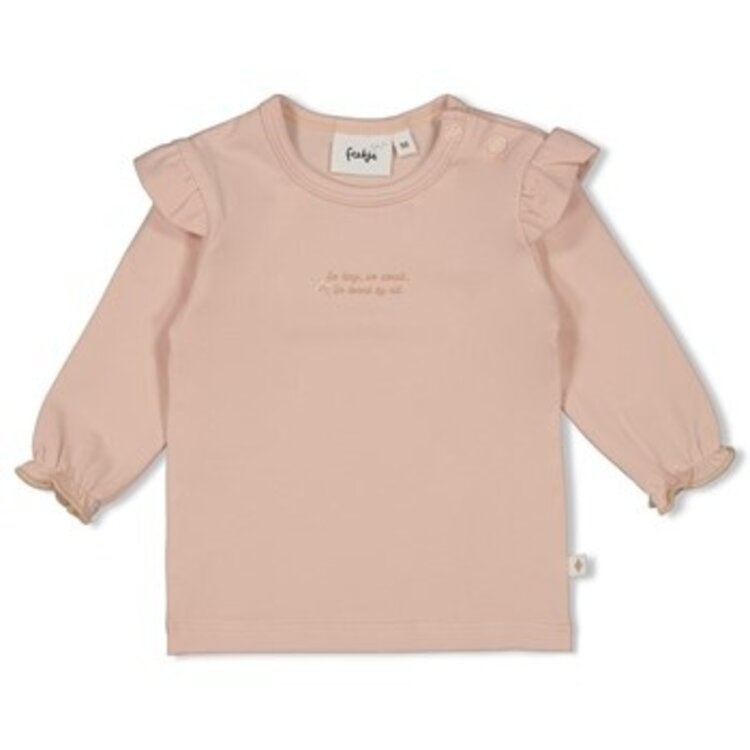 Feetje Longsleeve - Delicate Flower - Roze