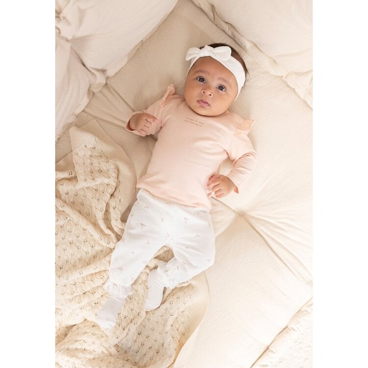 Feetje Longsleeve - Delicate Flower - Roze
