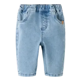 Lil'Atelier Baby Deva Loose Jeans - Medium Blue Denim