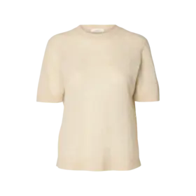 Selected Top Shirley 3/4 knit - Birch