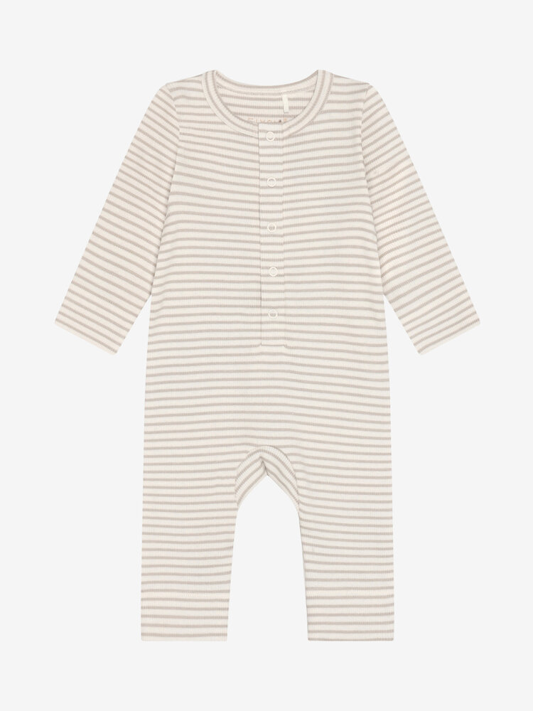 Fixoni Romper LS Rib - Pure Cashmere