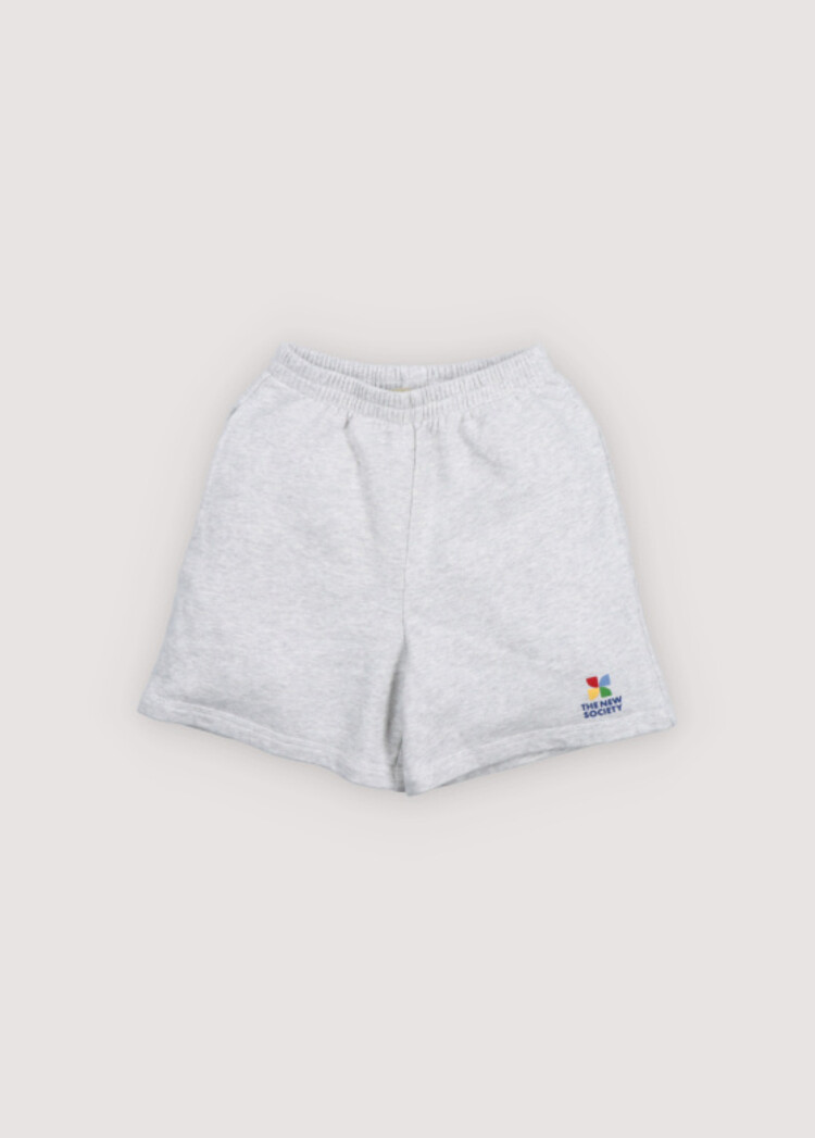 The New Society TNS Logo Short - Light Grey Melange