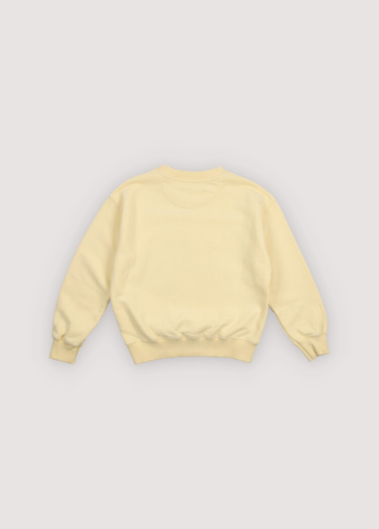The New Society TNS Logo Sweatshirt - Soft Lemon