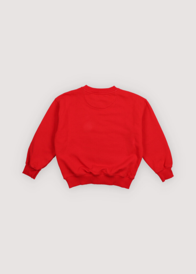 The New Society Maca Sweatshirt - Tulip Red