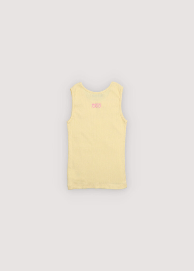 The New Society Smiley Tee - Soft Lemon