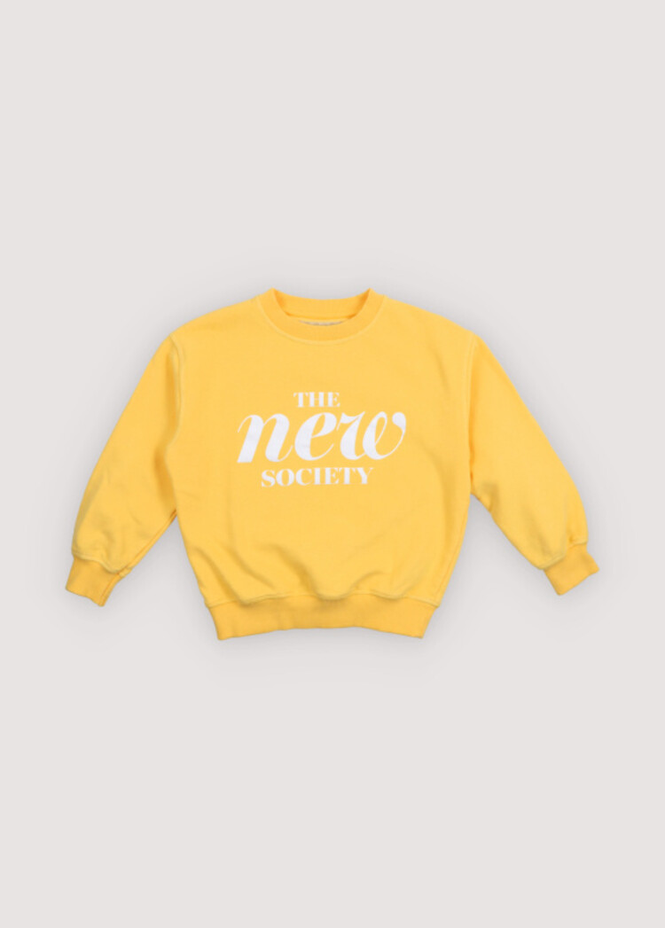 The New Society Maca Sweatshirt - Mimosa Yellow
