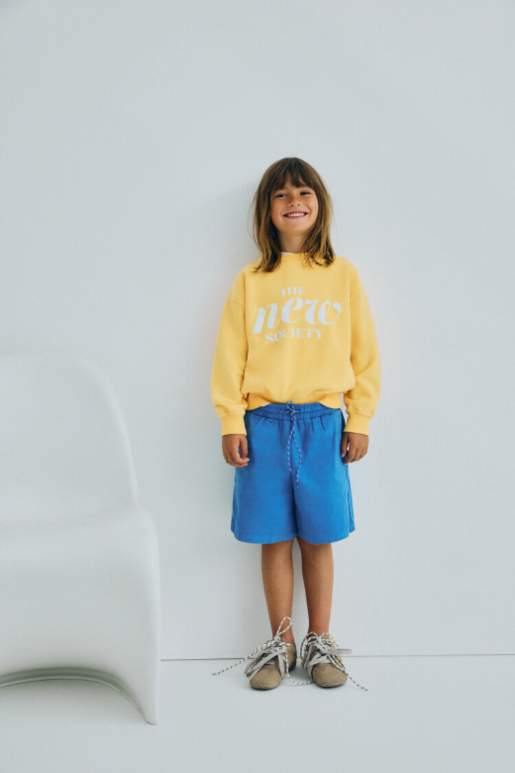 The New Society Maca Sweatshirt - Mimosa Yellow