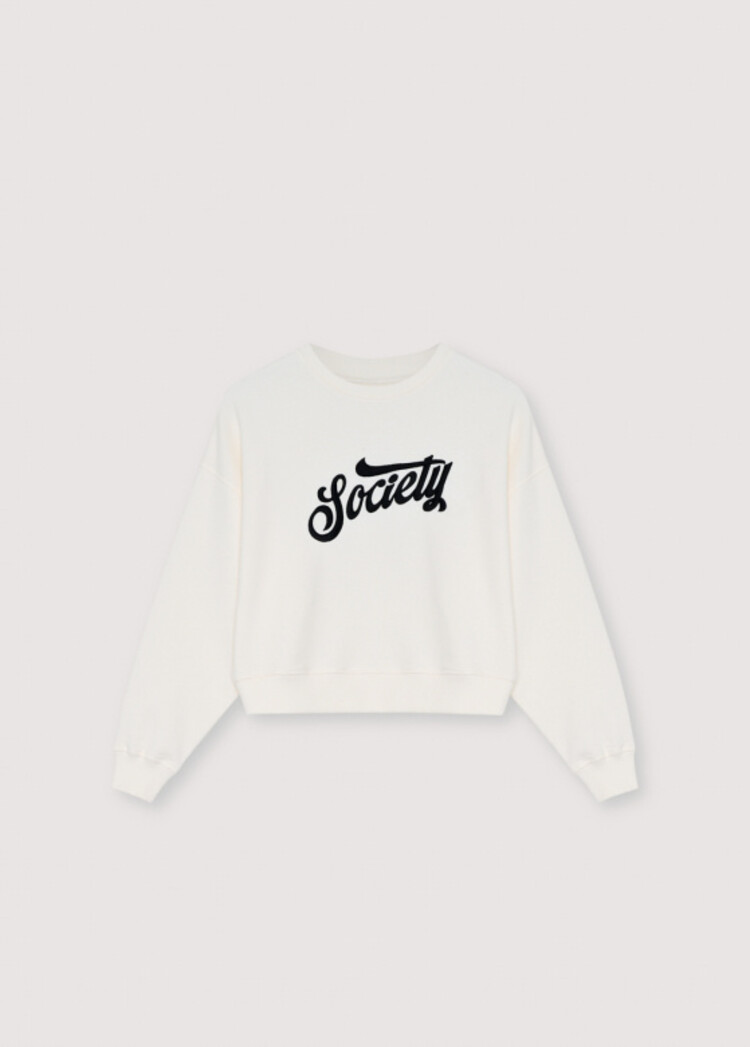 The New Society Mazus Teen Sweatshirt - Ecru