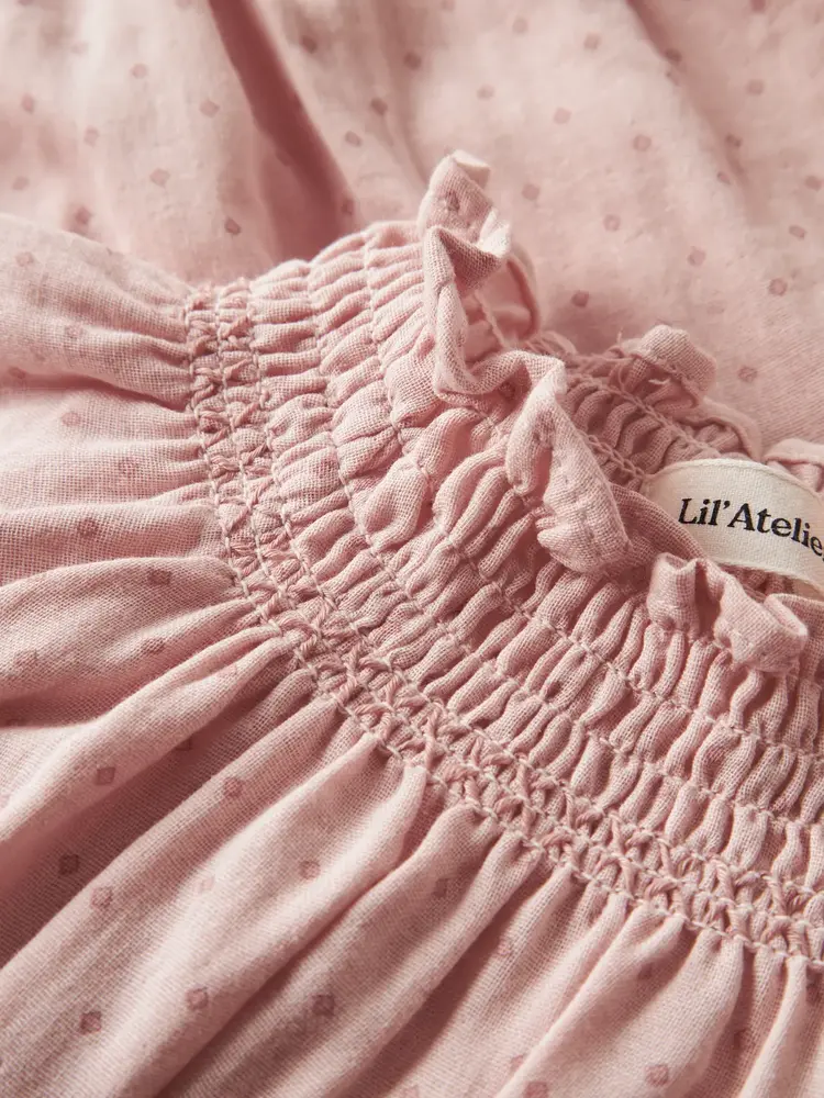 Lil'Atelier Dembe ss Loose Shirt - Peach Whip