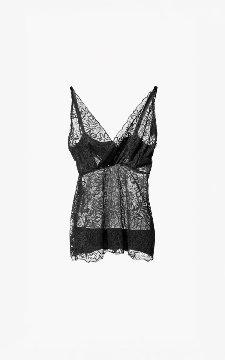 Aimée The Label ViviaS6 Lace Top - Black