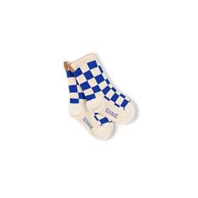 Nixnut Checkered Socks - Azul
