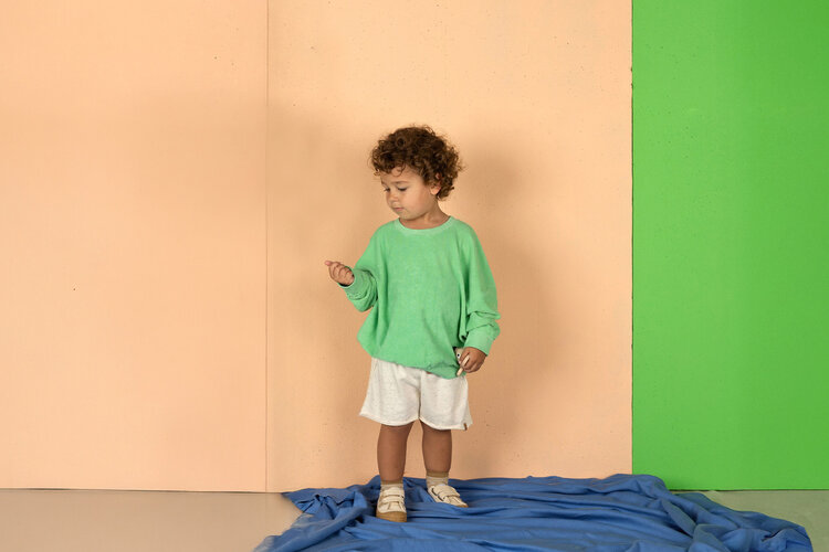 Nixnut Basic Short - Ecru Speckle