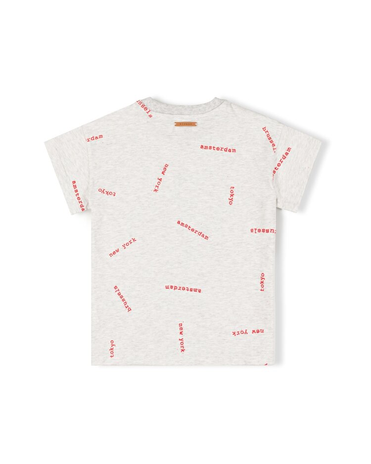 Nixnut Stamp T-Shirt - Grey