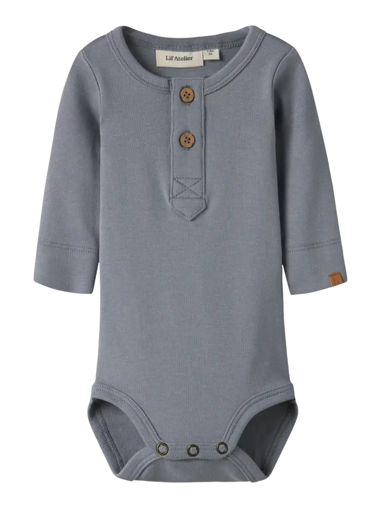Lil'Atelier Baby Geo LS Slim Body - Tradewinds