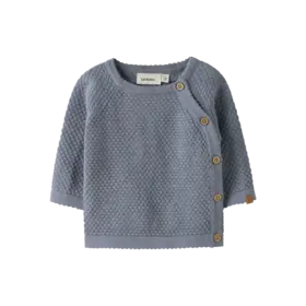 Lil'Atelier Baby Fico LS Wrap Knit - Tradewinds