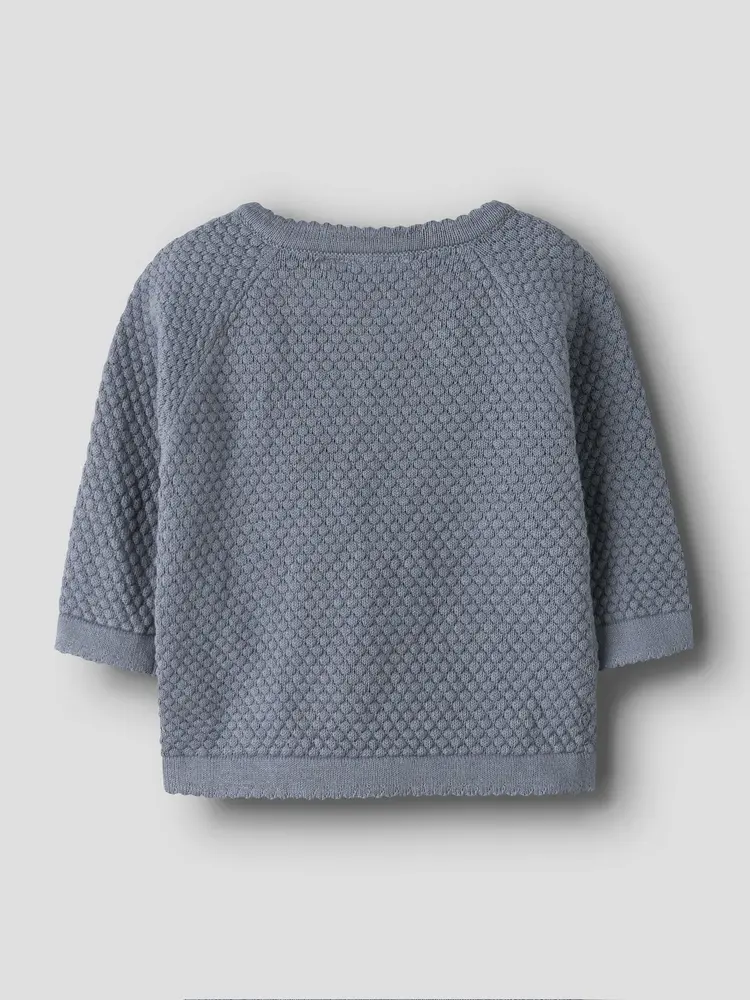 Lil'Atelier Baby Fico LS Wrap Knit - Tradewinds