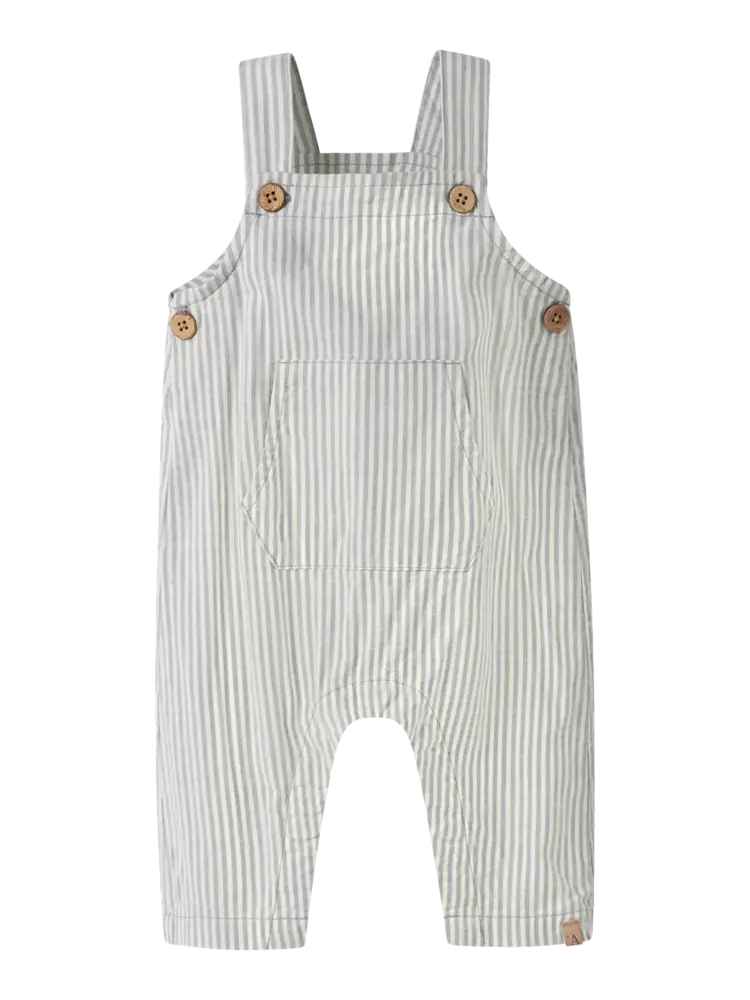 Lil'Atelier Baby Darko Loose Overall - Coconut Milk