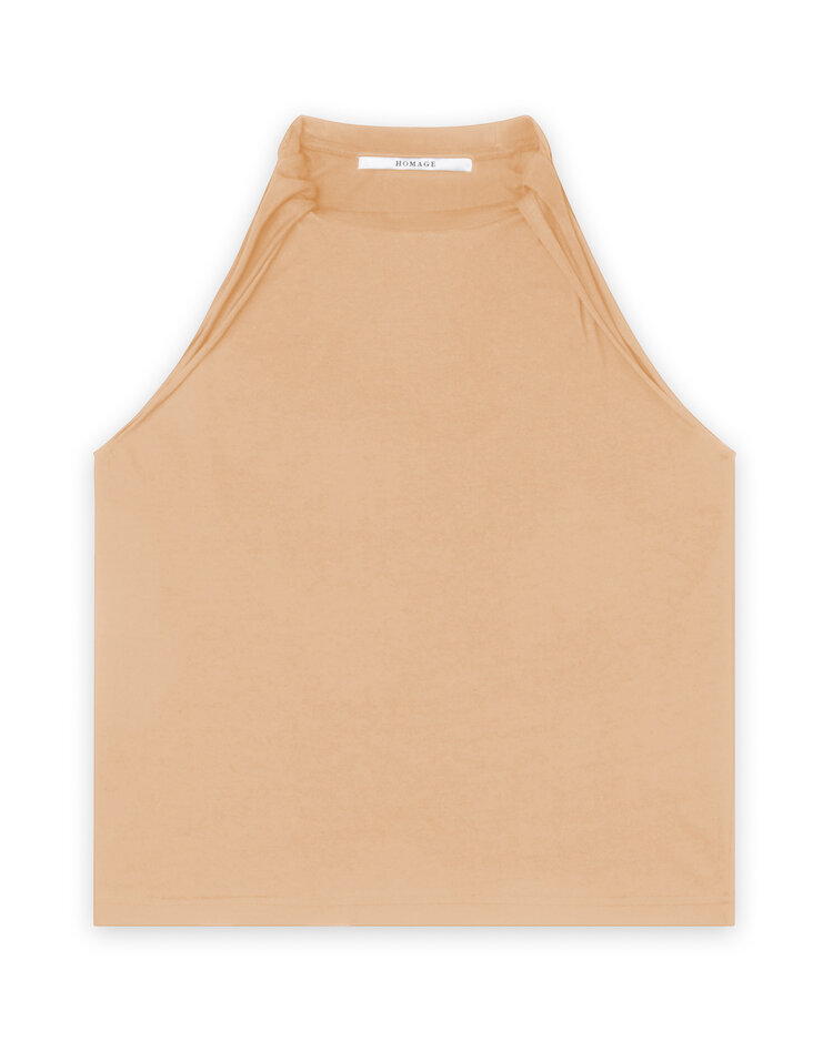 Homage Twisted Top - Soft Coral