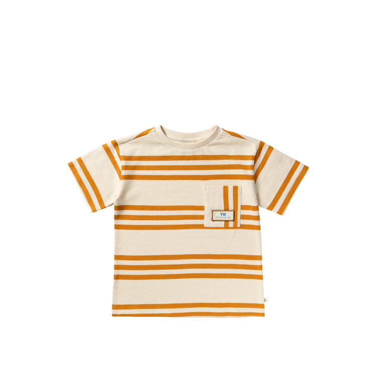 YourWishes Triad Stripe Oversized Tee - Multicolor