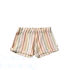 YourWishes Sunset Stripe Shorts - Multicolor