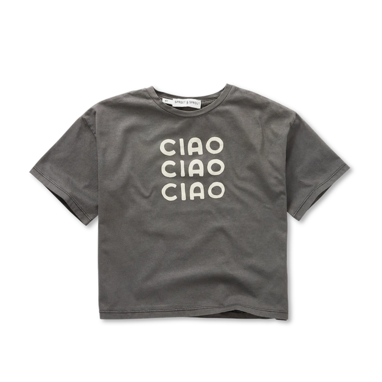 Sproet & Sprout T-Shirt Ciao - Washed black