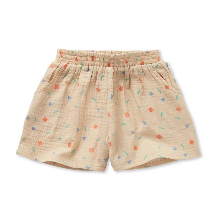 Sproet & Sprout Muslin Shorts - Sesame